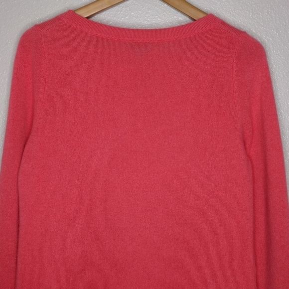 Talbots Petite Pure Cashmere Women's Pullover Knit Long Sleeve Scoopneck Sweater - Picture 5 of 12